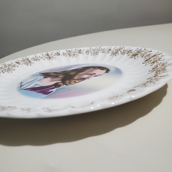 Vintage Sander’s Mfg Co  Jesus plate 24 Karat gold - Picture 8 of 8